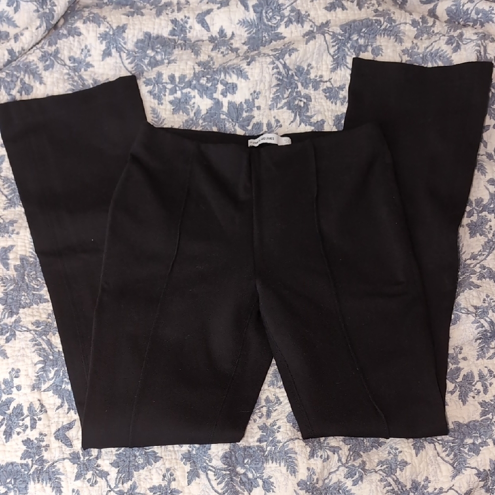 Elizabeth and James Black Flare Pants